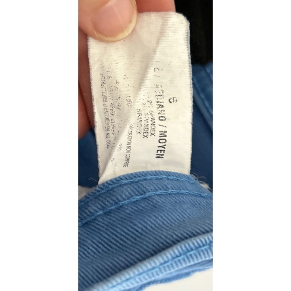 Gloria Vanderbild Blue Jeans with Daisies LOVE PEACE Embroidered Patches - Picture 12 of 14